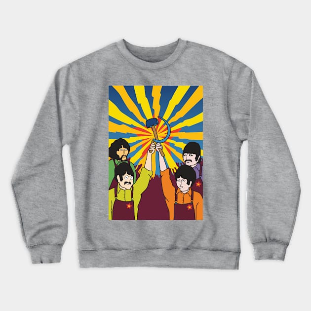 Communist Band Crewneck Sweatshirt by Thoo